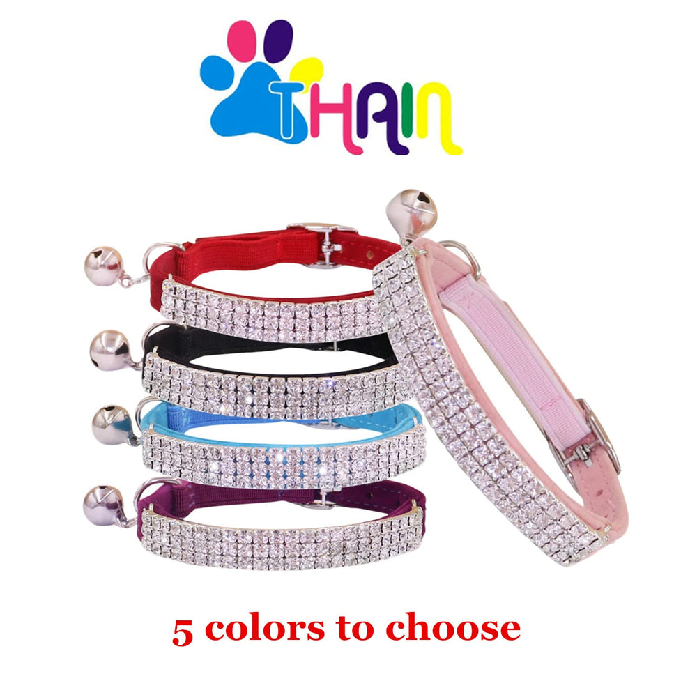 THAIN adjustable elastic belt collar pink illustrating secure, flexible fit