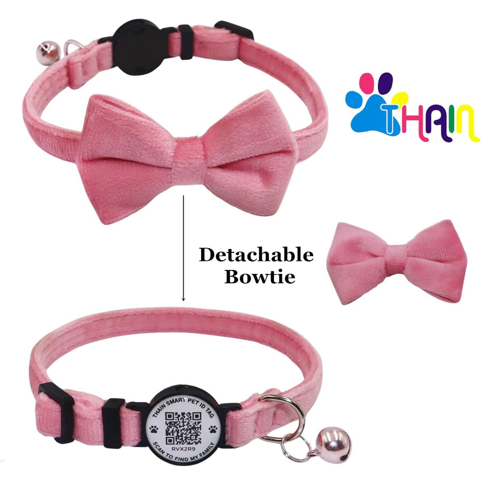 THAIN detachable bowtie collar offers removable style