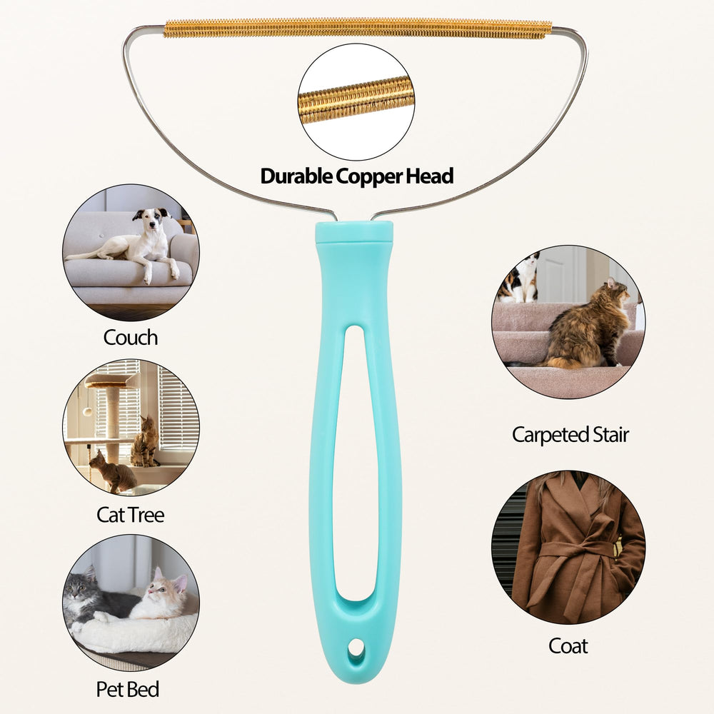 Thalomely carpet rake cleaning on stairs and wooden floors for versatile use