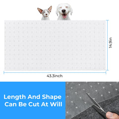 THAMIAO carpet protector cut-to-fit demonstrates adjustable size.