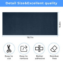 THAMIAO cat scratch mat with adhesive backing secures to wood or glass.