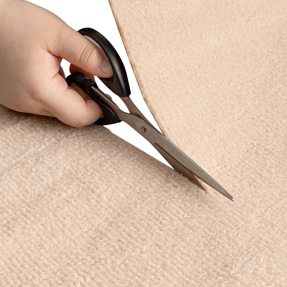 THAMIAO cat scratch mat beige front view protects furniture and fits wide spaces