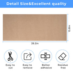 THAMIAO cat scratch mat cut to fit demonstrates customizable shaping for unique rooms