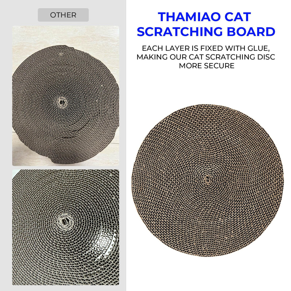 THAMIAO cat scratcher refill, 2-piece pack for ongoing play