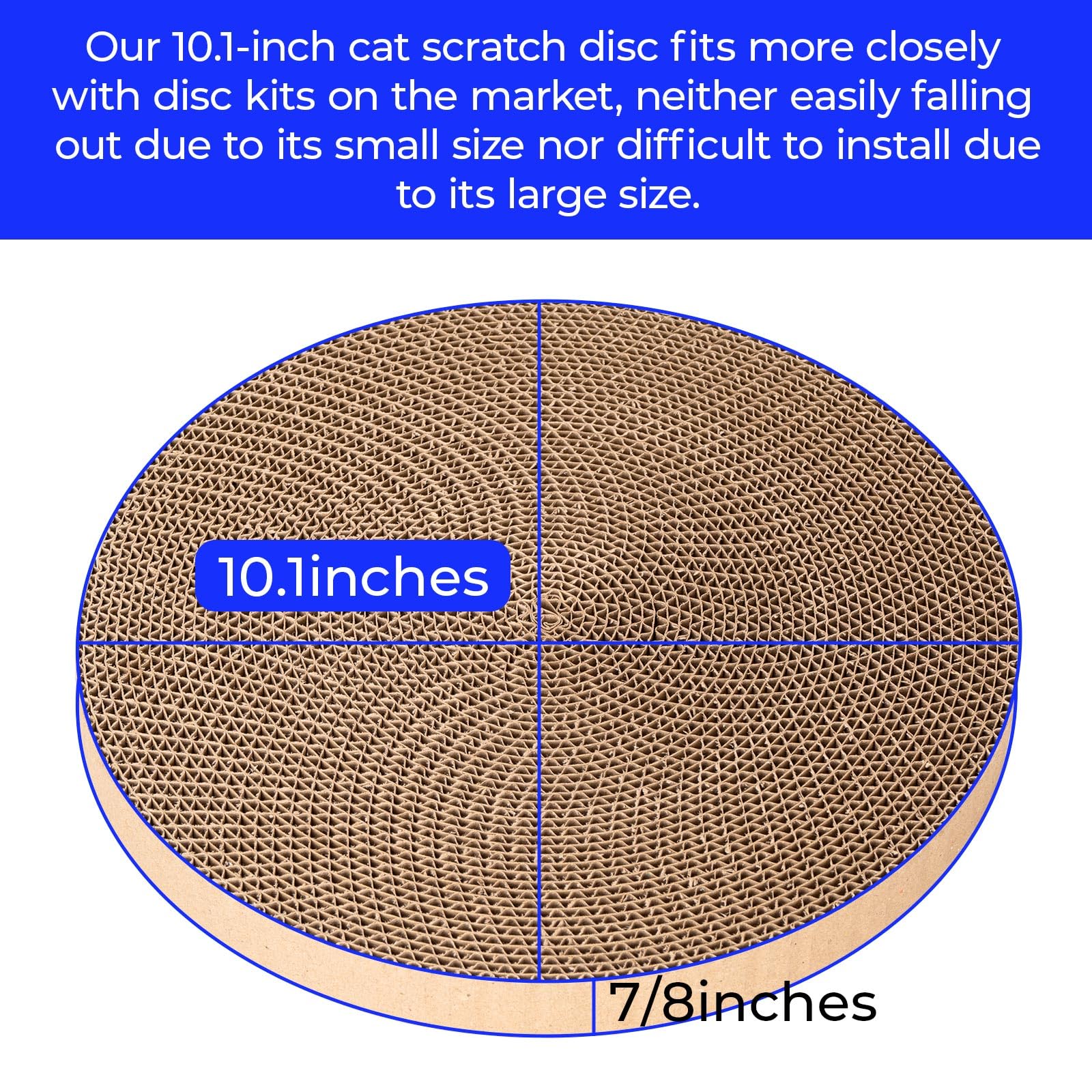 THAMIAO refill, 7/8 inch thickness, sturdy cat scratching area
