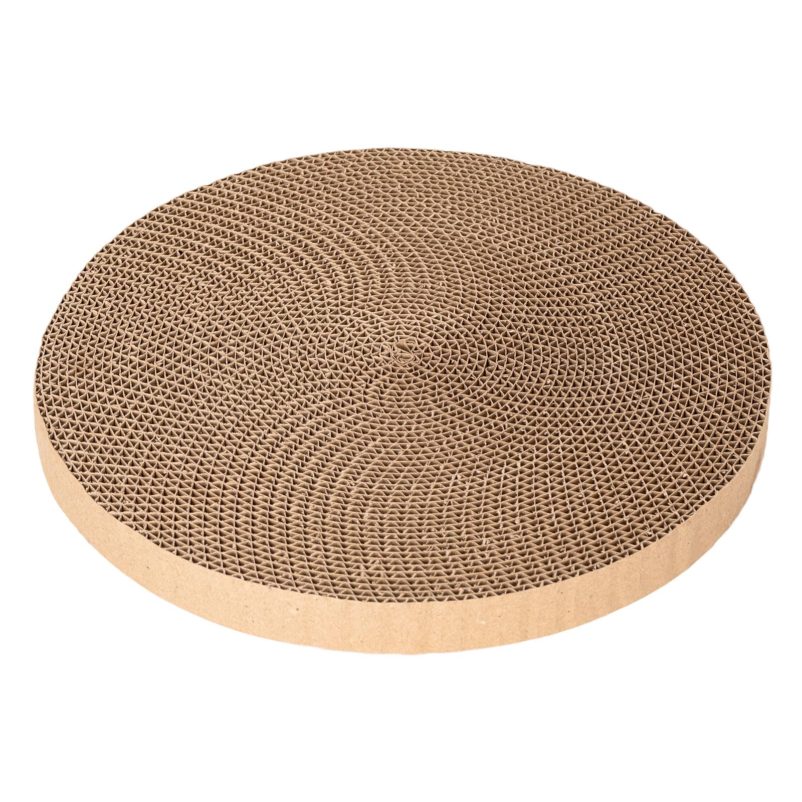 THAMIAO round scratcher refill, 10-inch disc, ample scratching area for indoor cats.