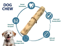 Thatuwwood Coffee Wood Dog Chew Stick texture highlights safe chewing surface.