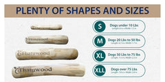 THATUWOOD Coffee Wood Chew Stick teething use—satisfying chew during puppy teething.