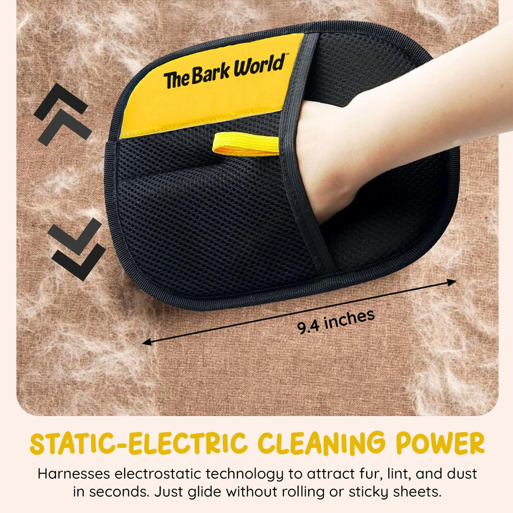 The Bark World 2-pack gloves demonstrate durable material for repeated use.