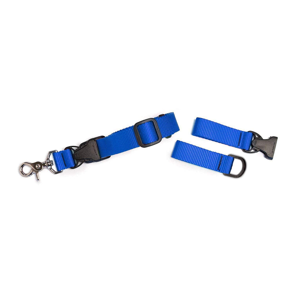 The Buddy System emergency release belt feature enables quick detachment