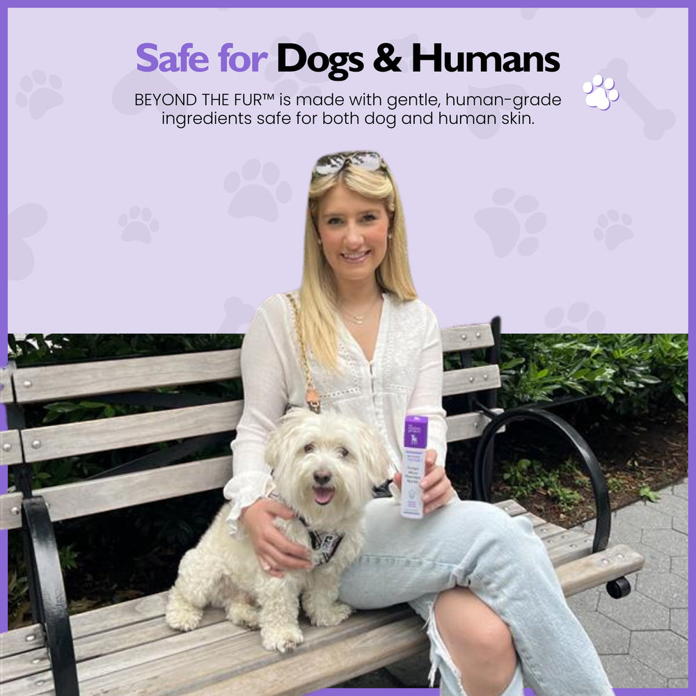 The Canine Project Vital Skin Therapy Spray demonstrates fast-drying, lightweight texture