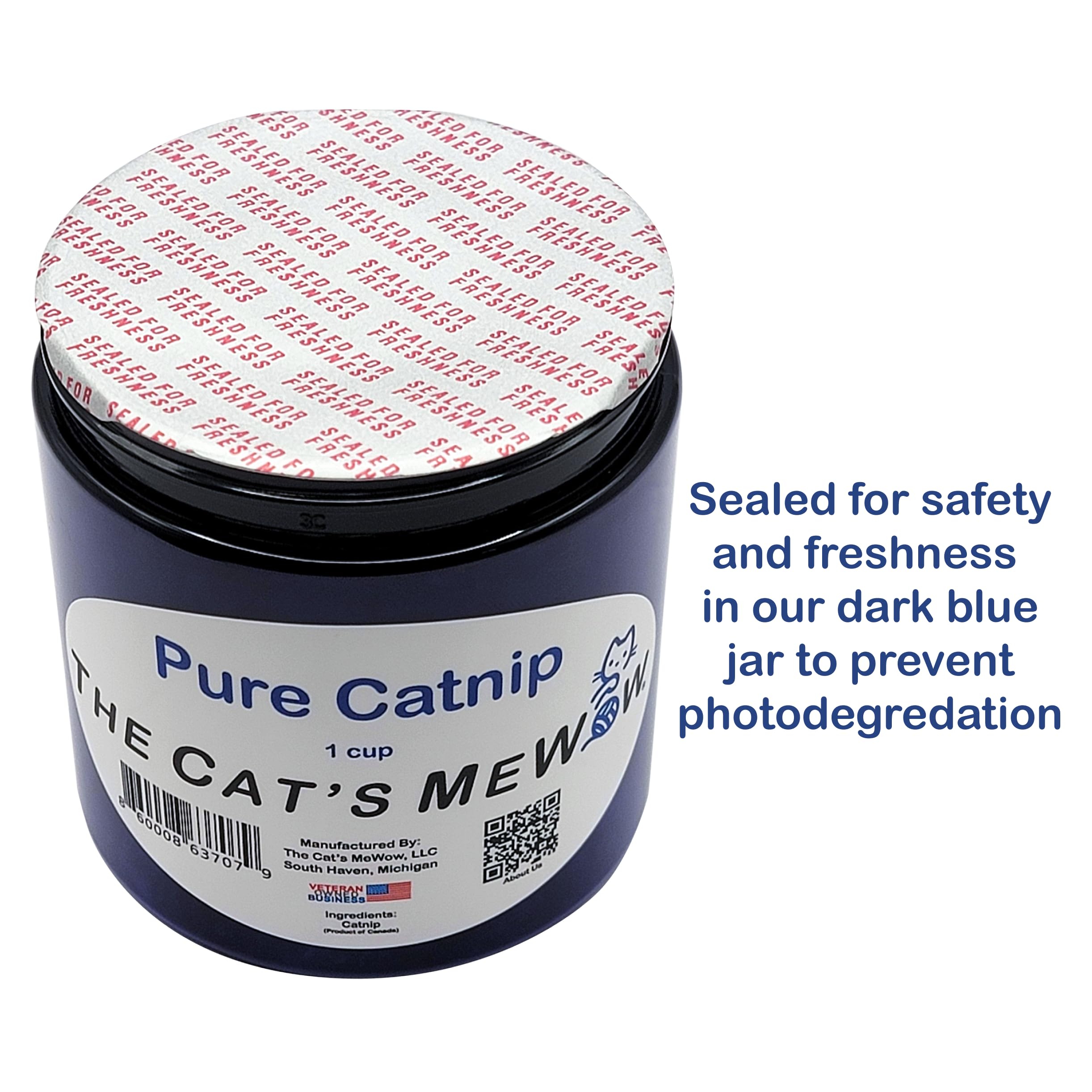 The Cat's MeWow catnip grown in North America supports consistent quality