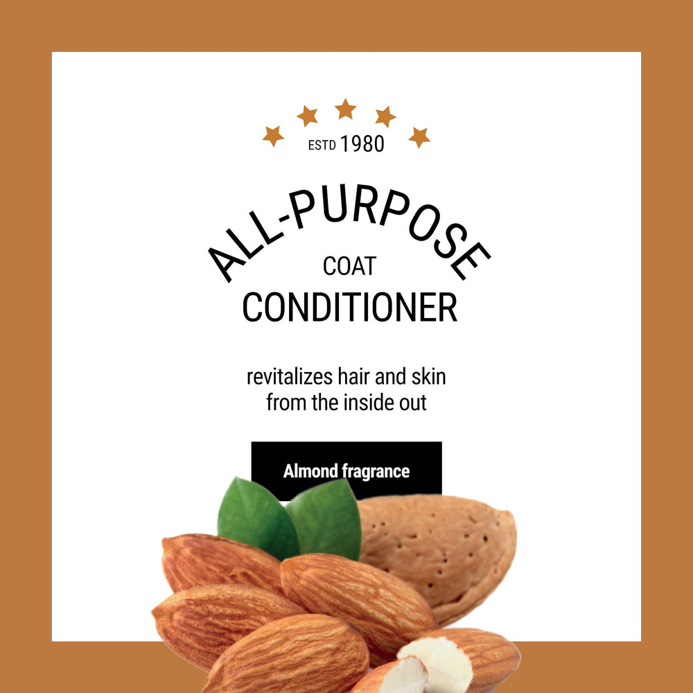 The Coat Handler static-free coat shows smooth fur after conditioning