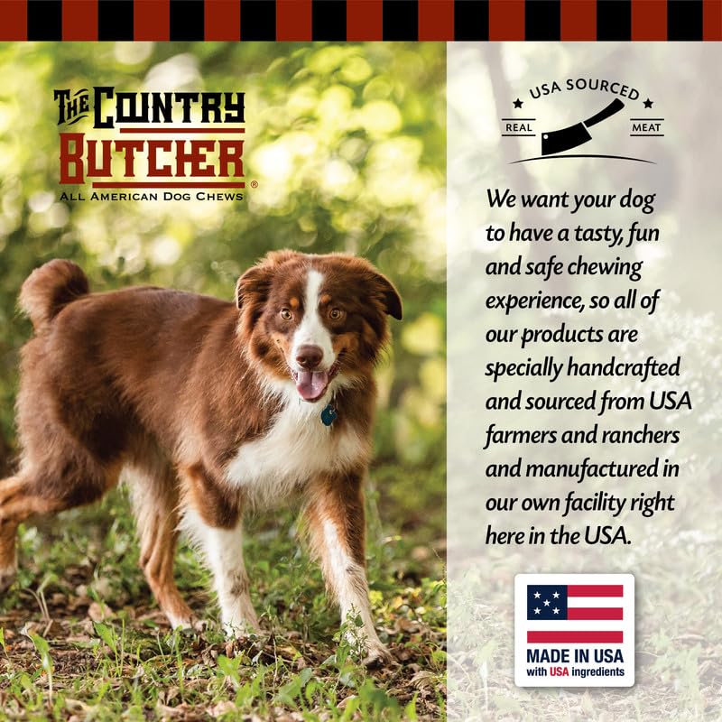 The Country Butcher beef shank bone keeps giant breeds engaged and satisfied.