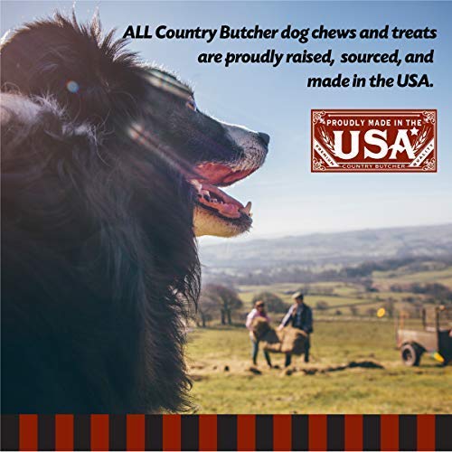 The Country Butcher 5‑count beef knee caps package for repeat chews.