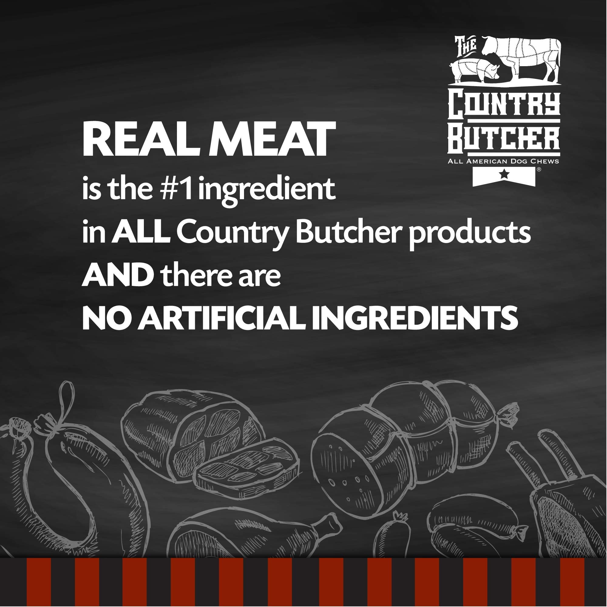 The Country Butcher durable chew toy image for strong jaws.