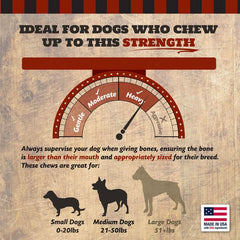 The Country Butcher natural smoked marrow bone with meaty tidbits