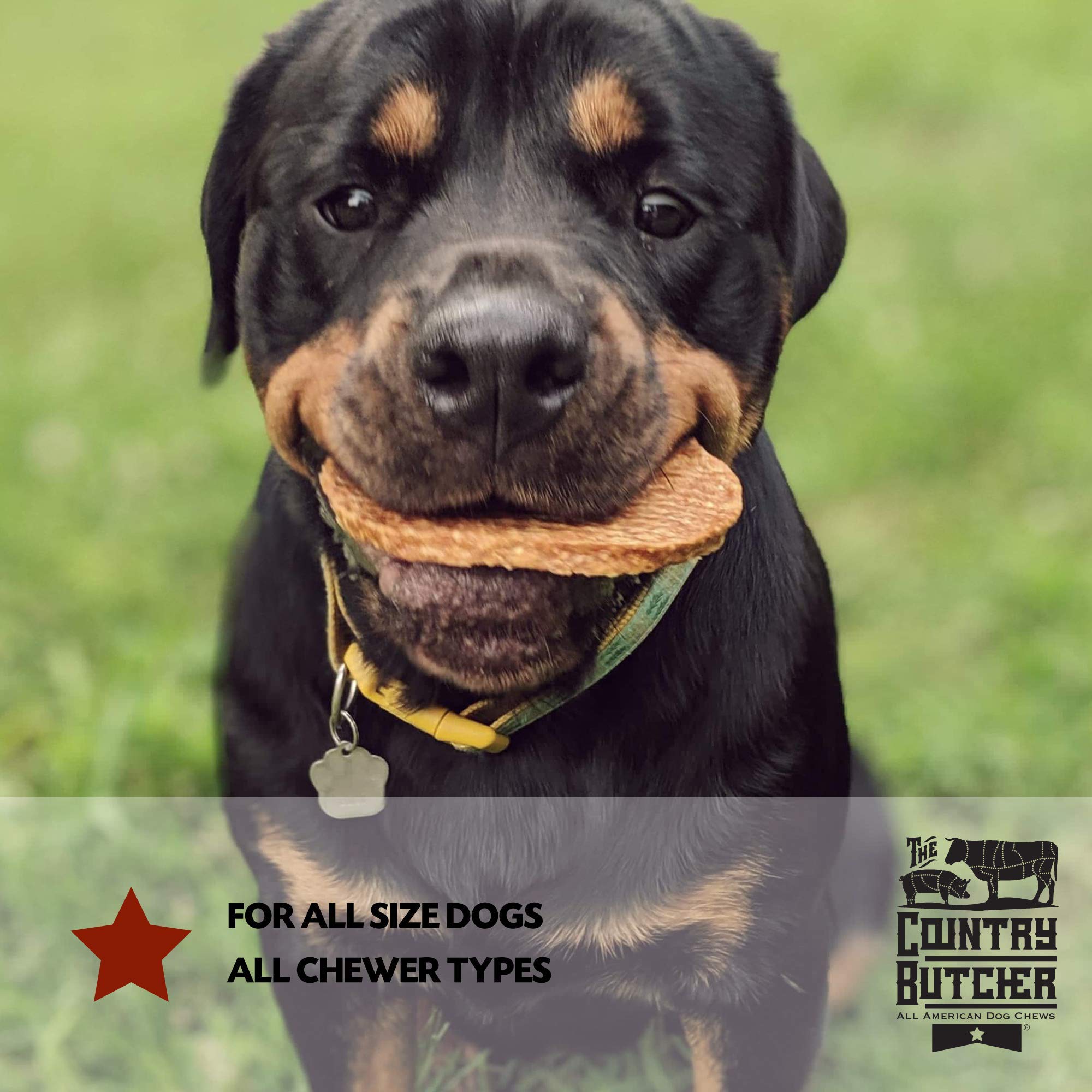 The Country Butcher Treats resealable bag keeps treats fresh after every snack.