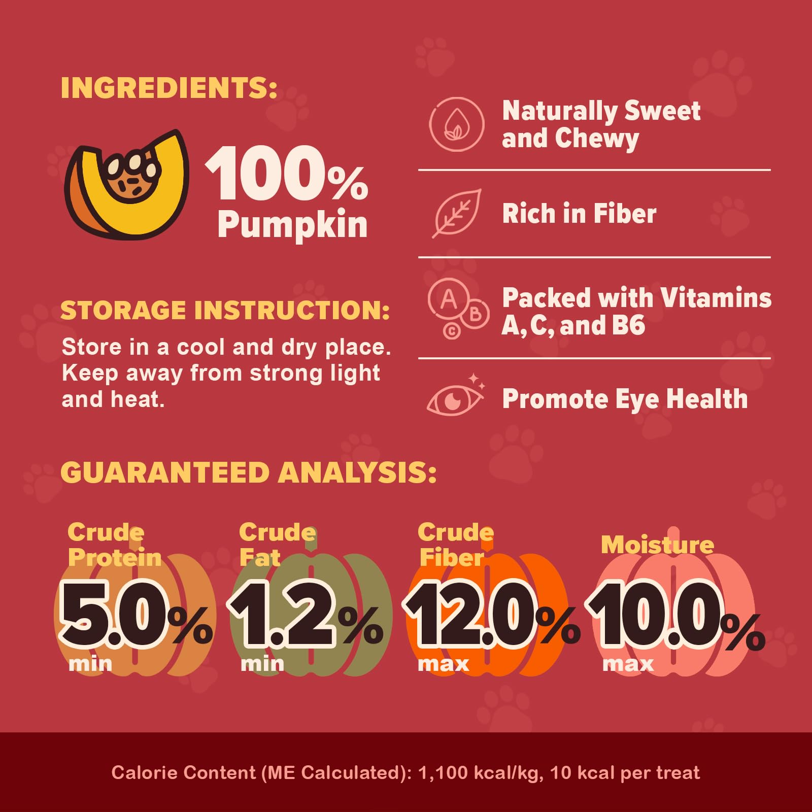 The Daily Good Pumpkin Chips suit all breeds for snack-time variety.