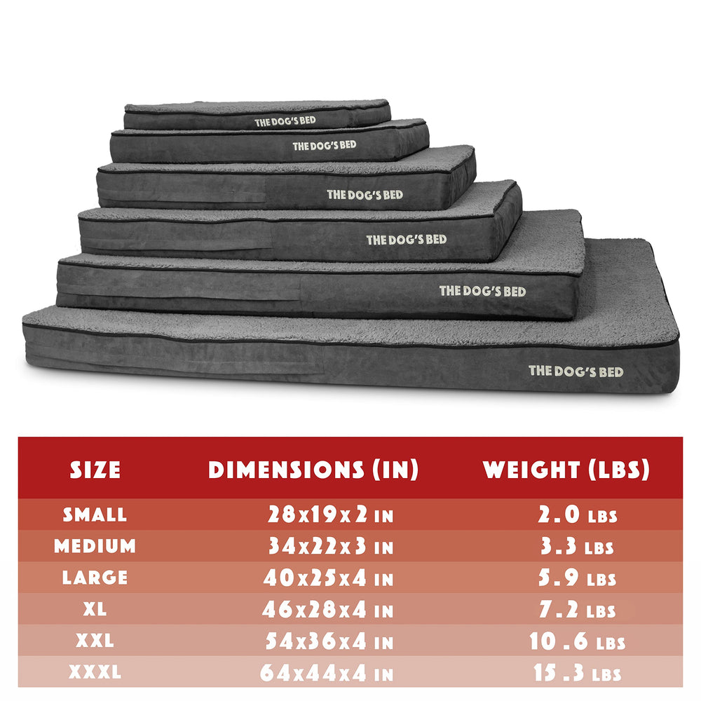 The Dog's Balls dog bed outer cover grey plush fabric is washable and durable