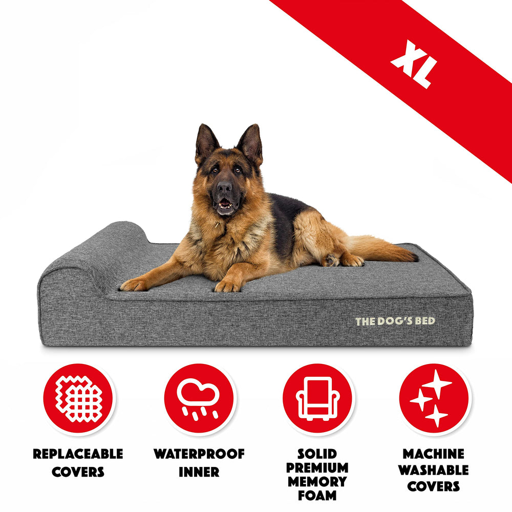 The Dog's Bed removable washable cover makes cleaning quick and simple.