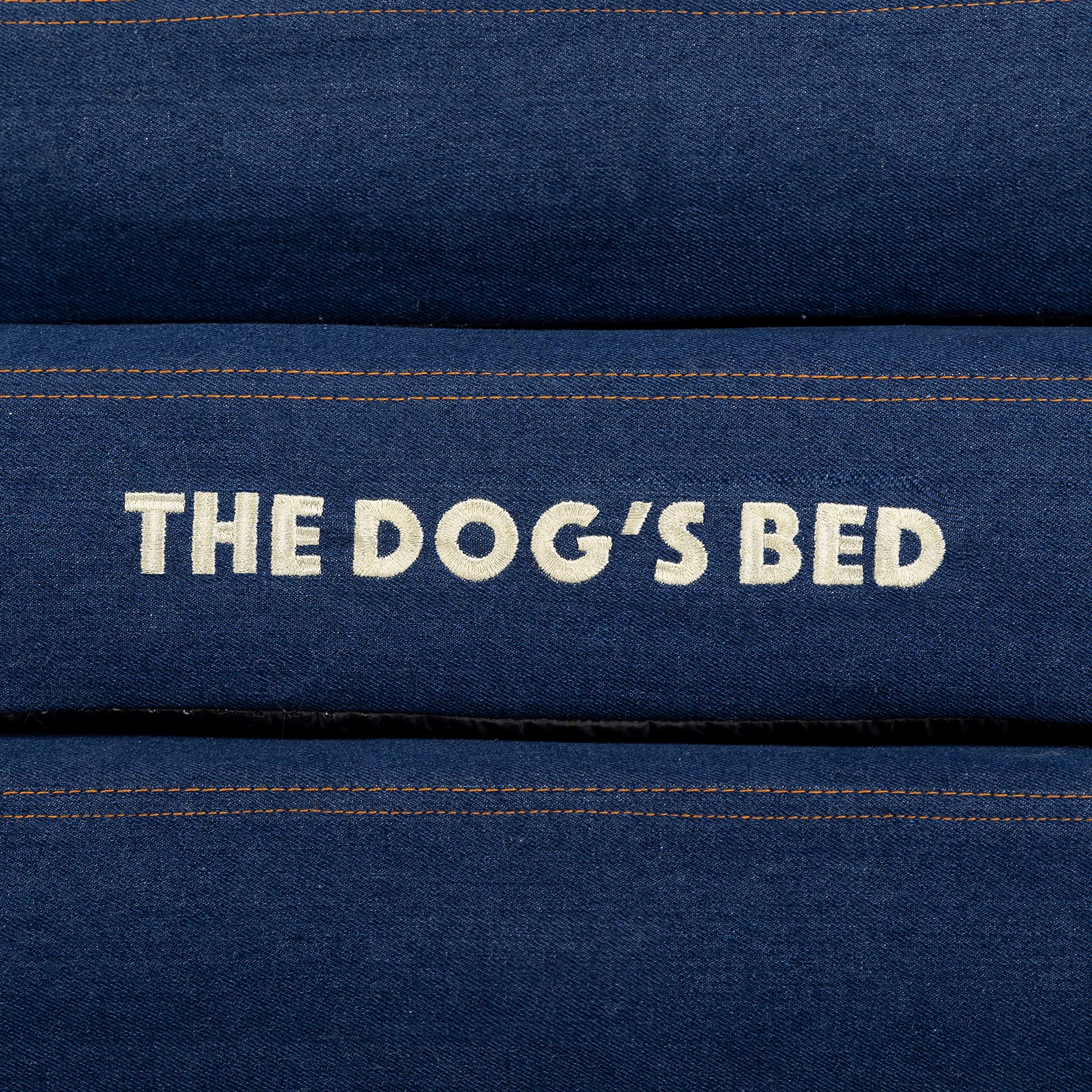 The Dog's Bed anti-slip base keeps the bed steady on wooden floors.