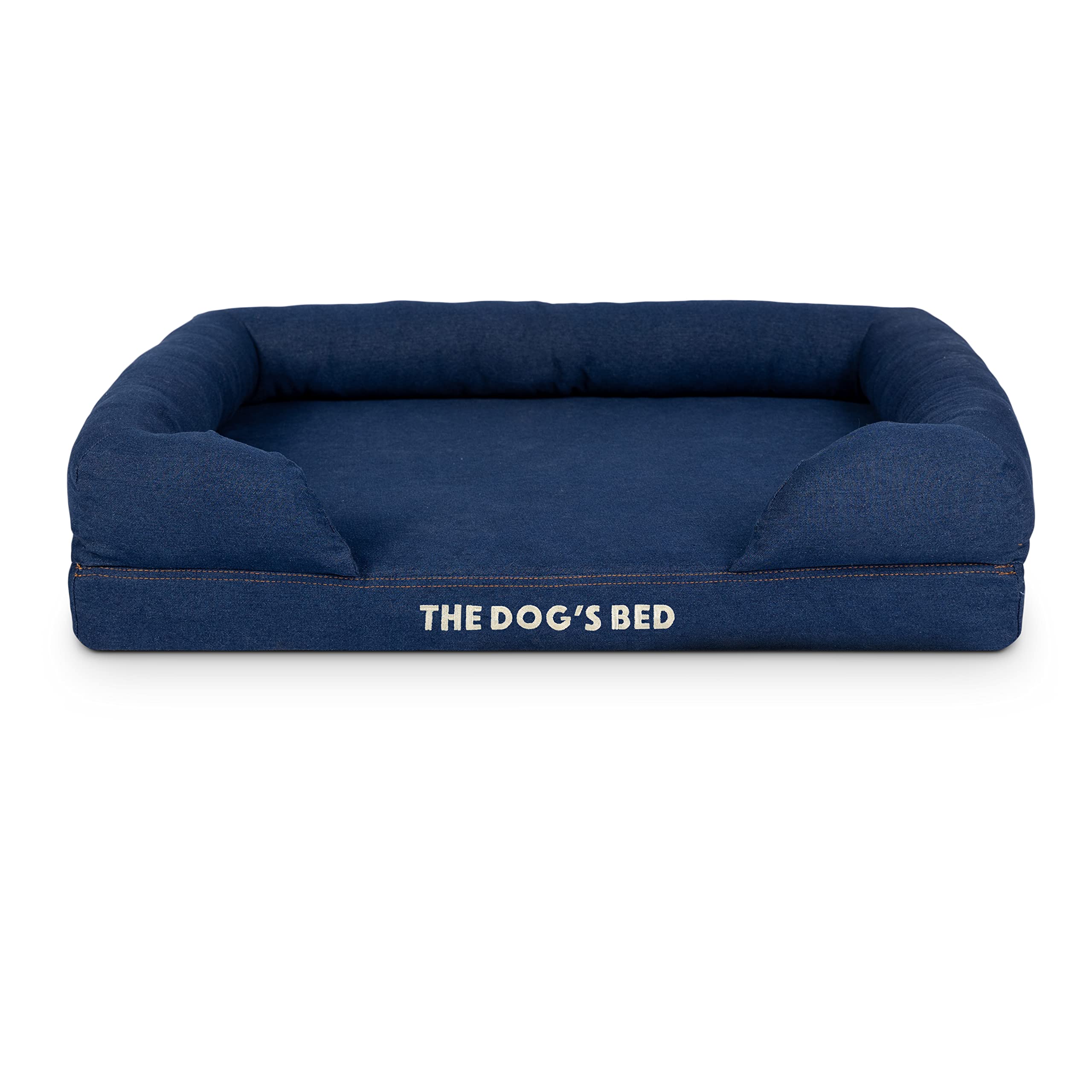 The Dog's Bed durable foam base provides stable, long-lasting support.