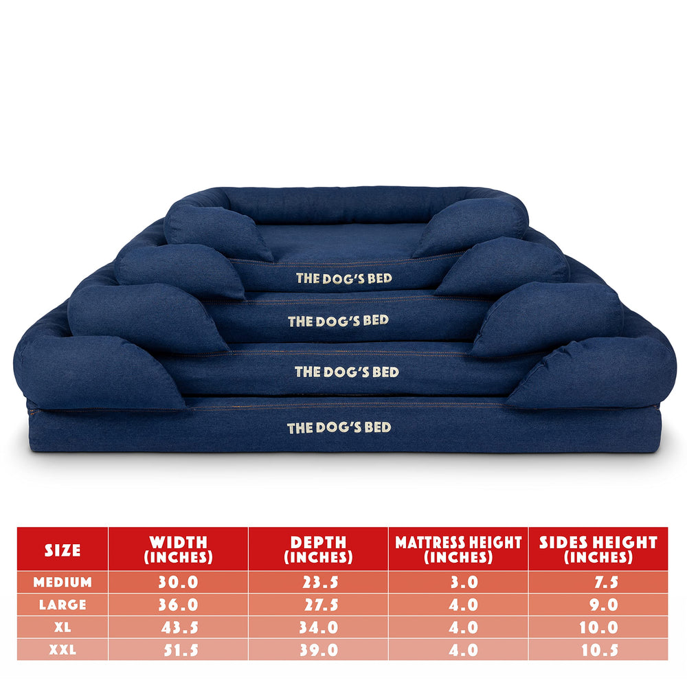 The Dog's Bed neck-support bolster helps keep dogs curled safely during rest.