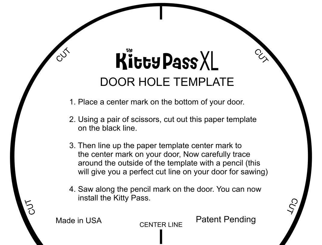 The Kitty Pass XL paintable finish lets you customize color to match decor.