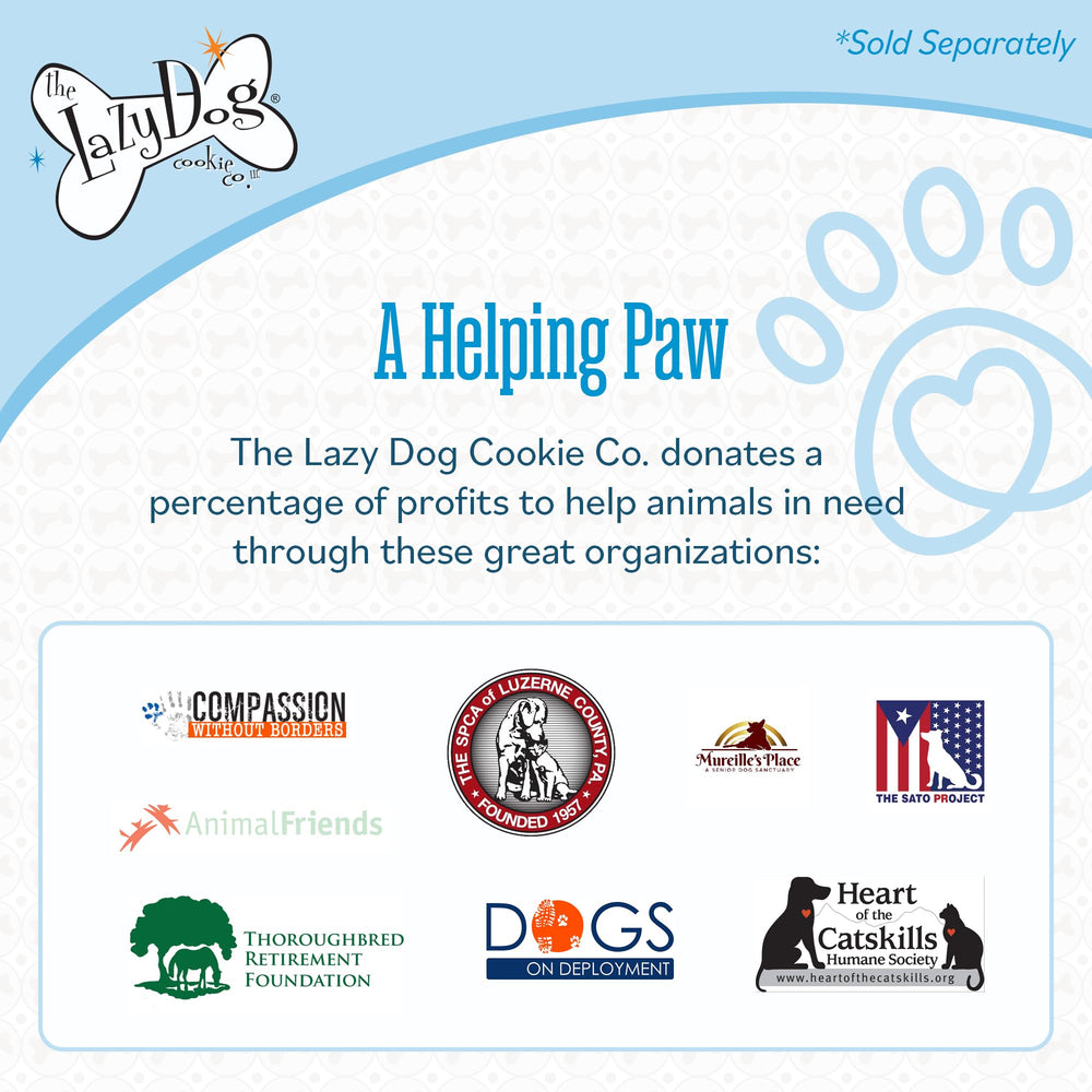 The Lazy Dog Cookie Co oven baking process highlights careful production.