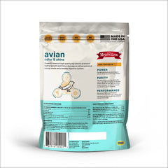 Fresh flaxseed base closeup from The Missing Link formula for feathers