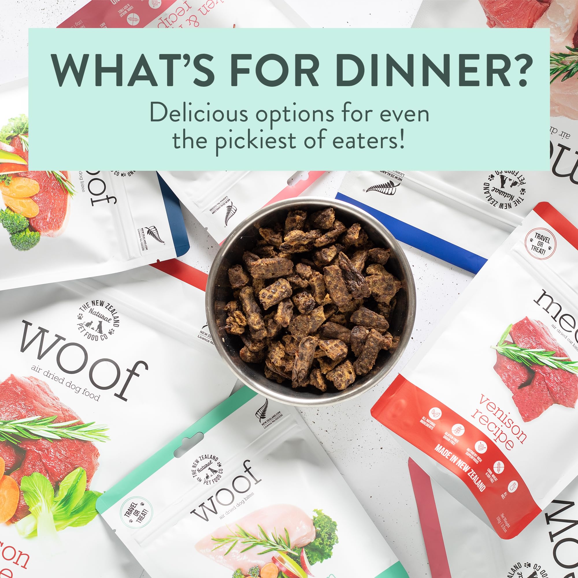 The New Zealand Natural Pet Food Co limited ingredient recipe reduces guesswork for sensitive pets