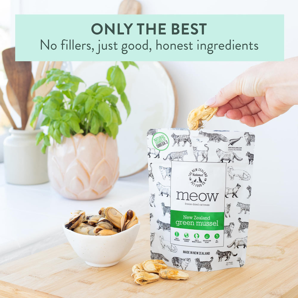 The New Zealand Natural Pet Food Co Meow Freeze Dried, ayuda a cuidar piel y pelaje.