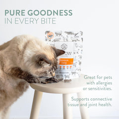 The New Zealand Natural Pet Food Co Meow venison-lung single-ingredient snack – easy to digest