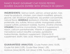 The Drayce Place Fancy Feast cat toy rattles to spark play and mental engagement during feeding.