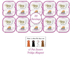 The Drayce Place Fancy Feast petites variety with gravy and pate offers convenient portions for hydration-friendly meals.