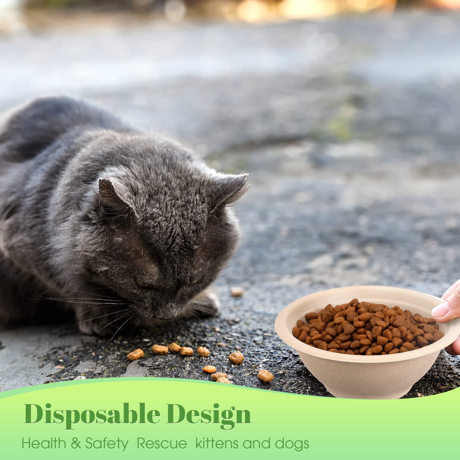Thenshop durable disposable bowls for travel and picnics with leak protection