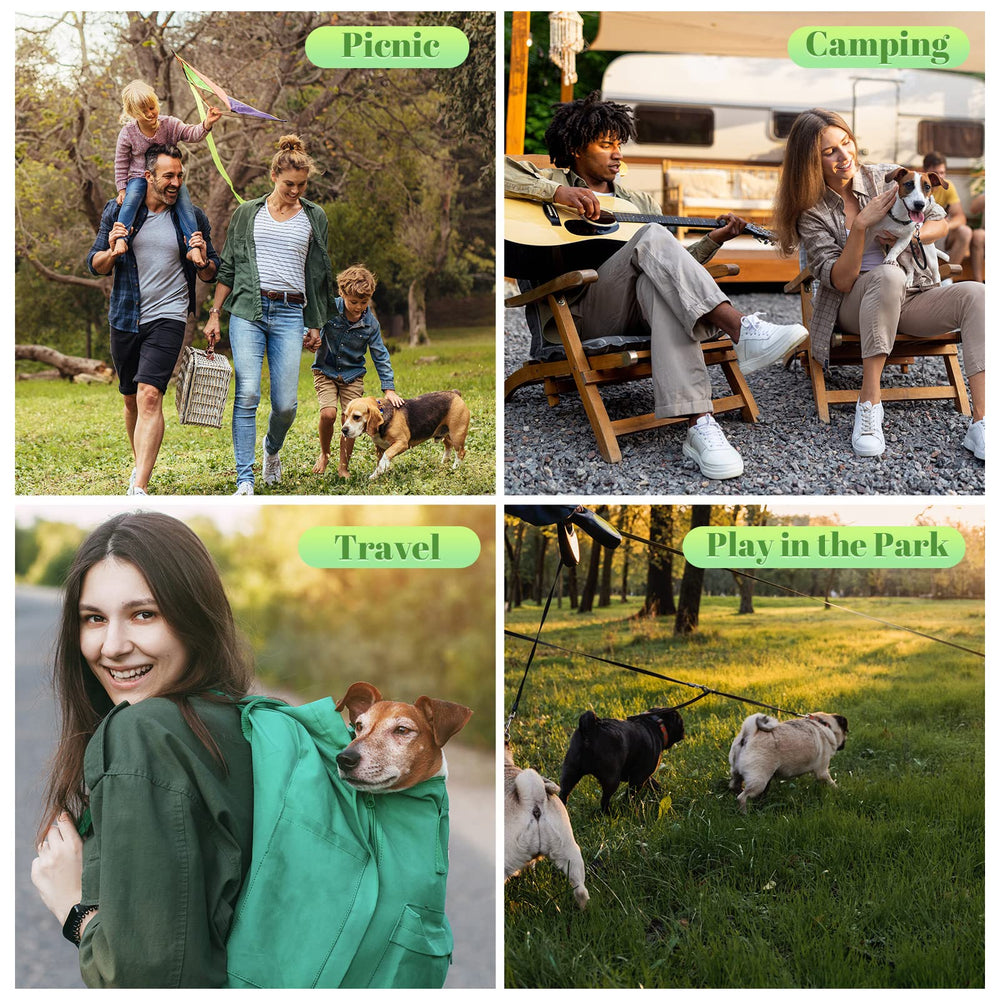 Thenshop travel-friendly pet bowls for camping and porch feeding