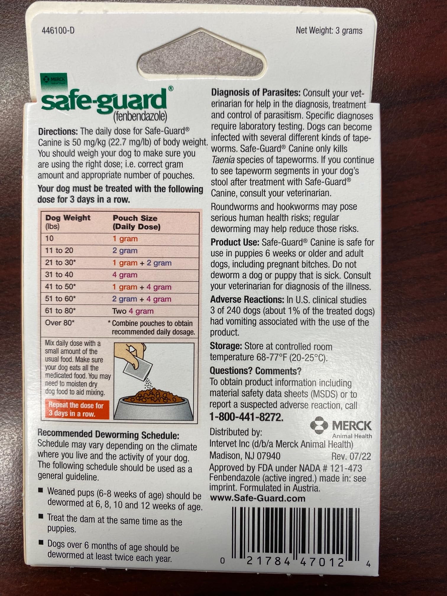 ThePetStop Canine Dewormer dosing spot demonstrates easy, measured doses for pet care