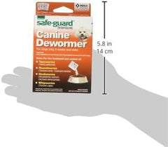 ThePetStop Canine Dewormer packaging highlights three gram doses for easy at-home administration