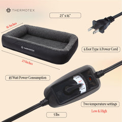 Thermotex heat insert closeup illustrating infrared core.
