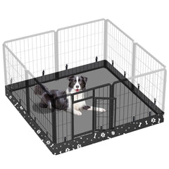 Thinmuhand dog playpen bottom pad 48 inch square keeps floors clean during play