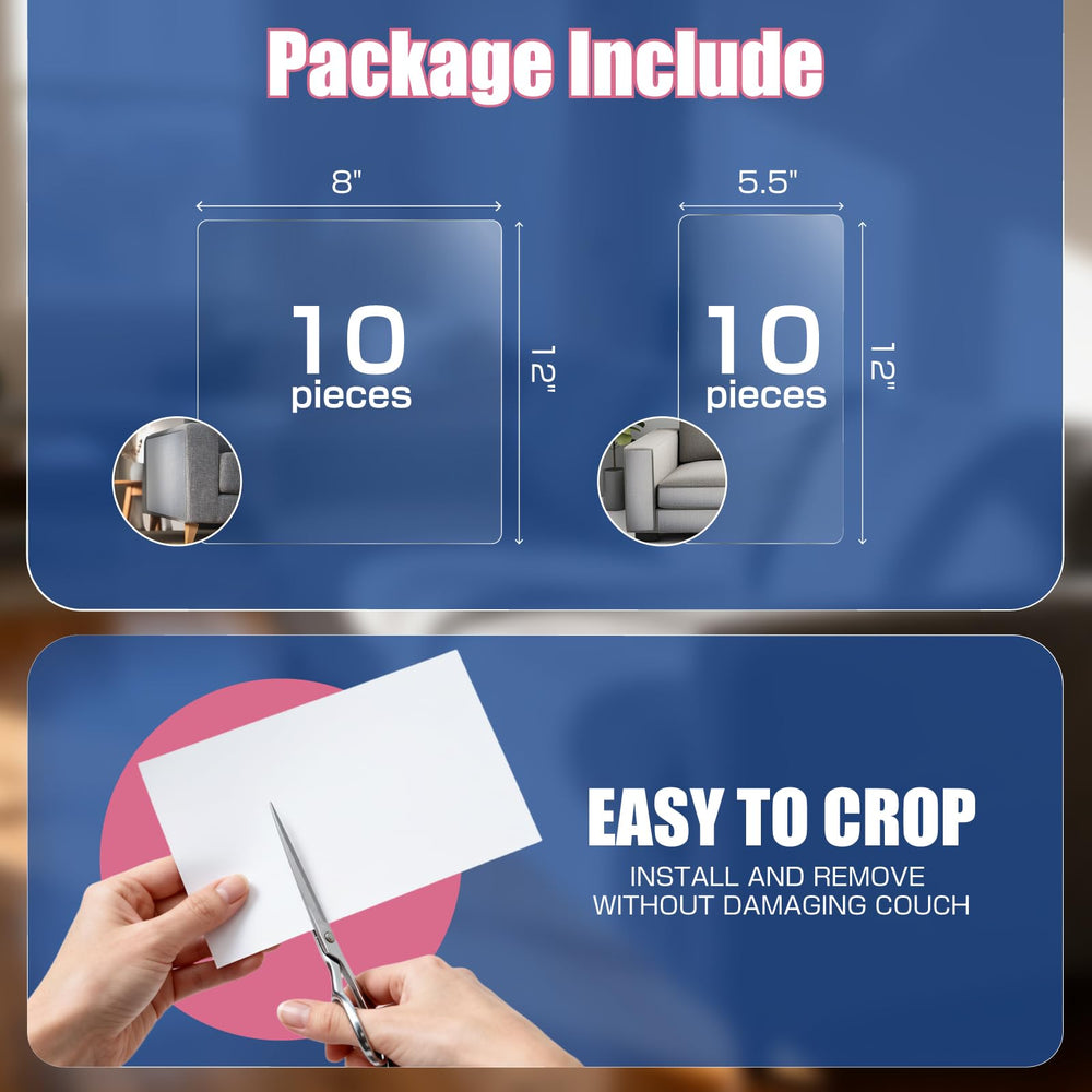 THLHKD 0-15 mm cat protector provides durable barrier against claws at sofa corners