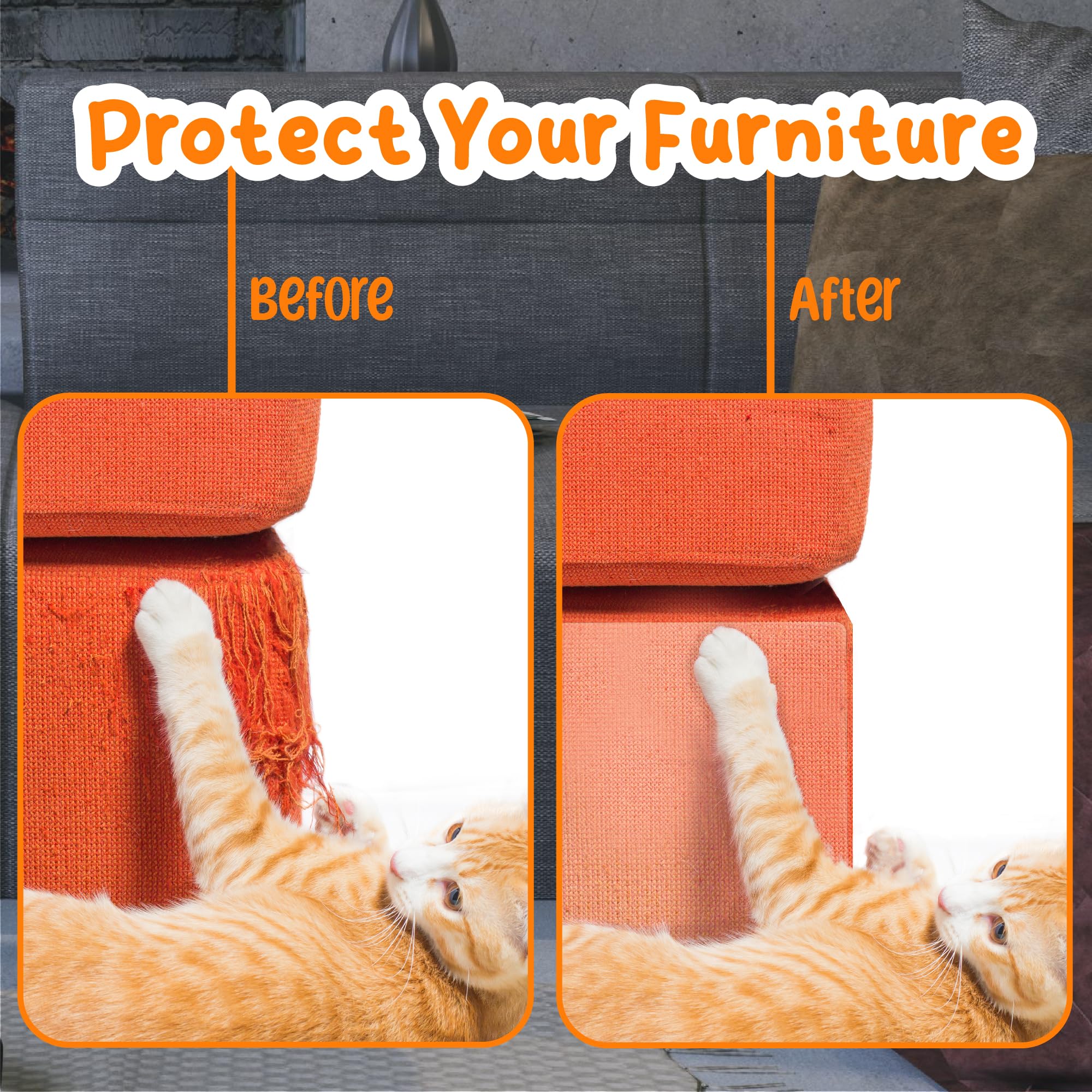 THLHKD easy-install cat protector demonstrates quick setup to deter scratching.