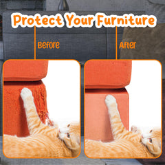THLHKD easy-install cat protector demonstrates quick setup to deter scratching.