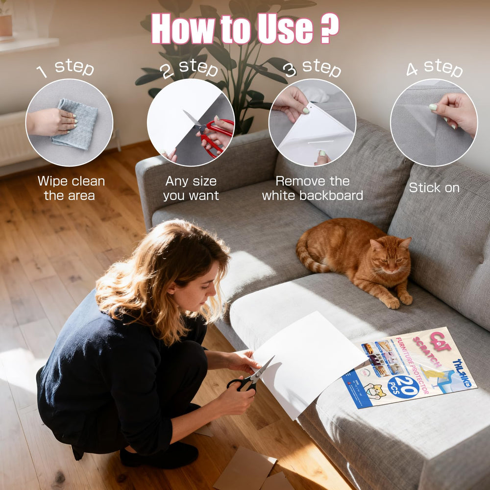 THLHKD single sided sticky sheets install easily with no messy residue