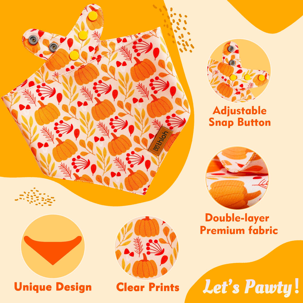 THLOH bandanas with snap buttons for secure fit.