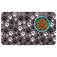 thmasamwr patterned bowl mat 12x20 closeup shows quick-dry silicone that resists stains