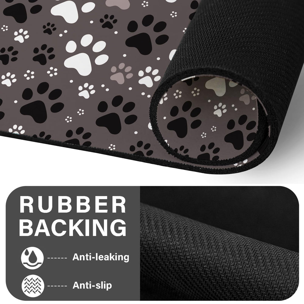 thmasamwr patterned bowl mat 12x20 dishwasher-safe for quick, thorough cleans