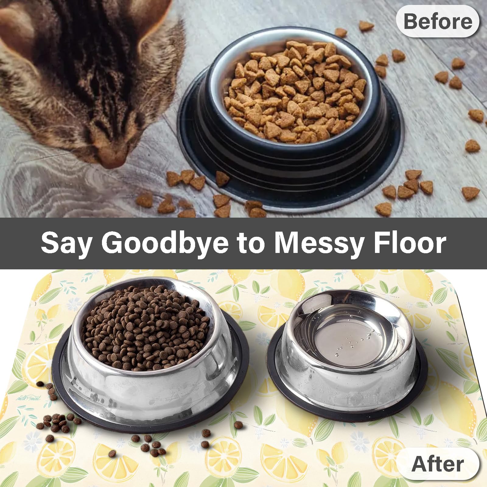 thmasamwr patterned bowl mat is dishwasher-safe for quick cleanup after meals.